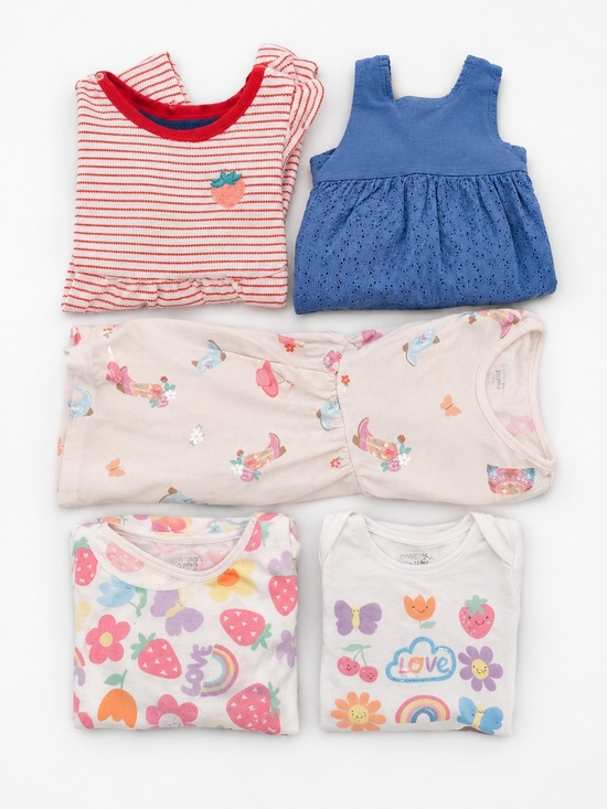 wonder nation Other - 5-Piece Toddler Girl Summer Outfit Bundle 3T Dresses & Tops Carter's